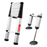 echelle telescopique a pied reglable