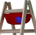 sac &agrave; outils pour escabeau bois