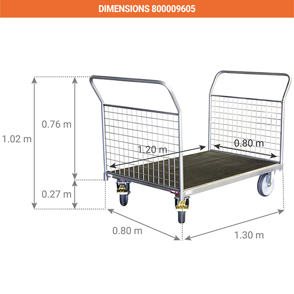 Chariot Modulable Grillag C T S Charge Max Kg