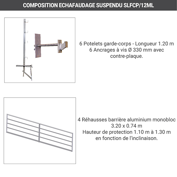 composition console echafaudage SLFCP 12ML