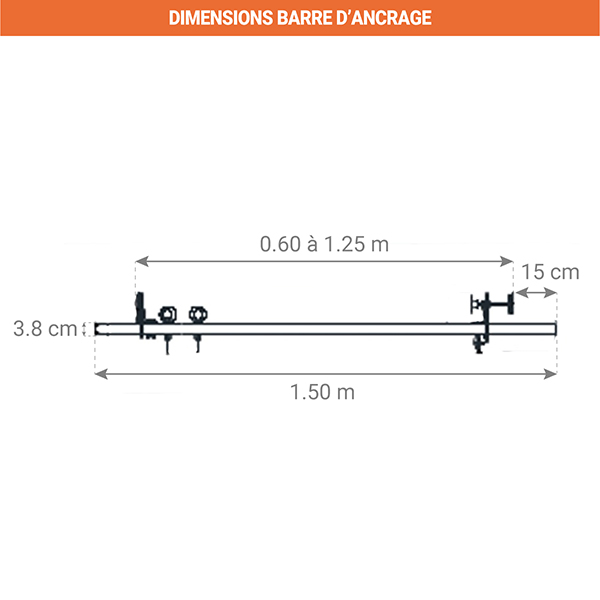 dimensions barre ancrage