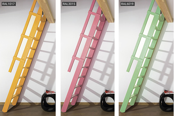 escalier meunier MSP couleur pastel