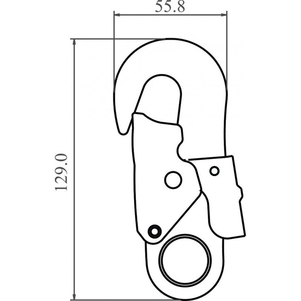 dimensions mousqueton FA5020217