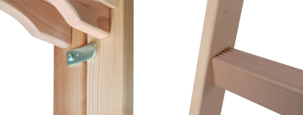 Escabeau bois de peintres ou artisans
