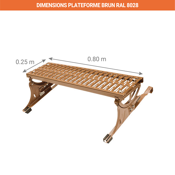 dimensions plateforme toiture 8929
