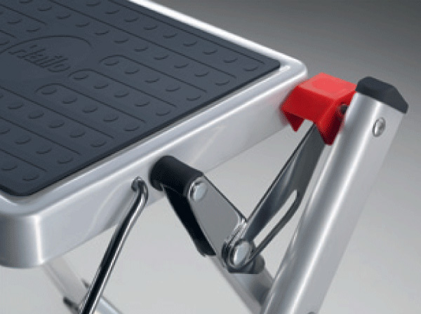 Marchepied Pliable Pour Camping-Car - Alliage Aluminium, Charge 150kg, Barre LED 12V, 44x50cm