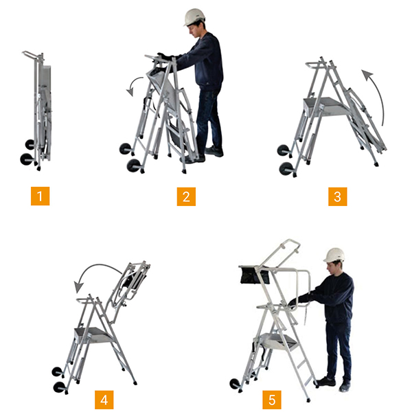 Mondelin PIRL Ninja - Plateforme Avec Garde Corps - Bricolage