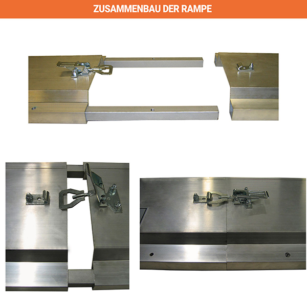 Zusammenbau der Rampe