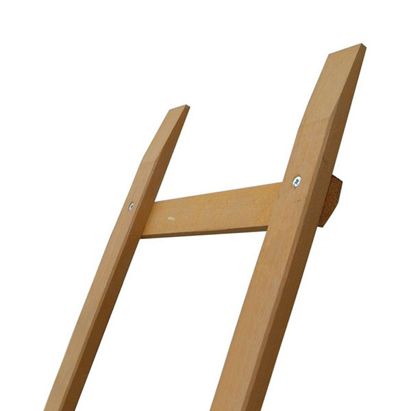 oben leiter fuers dach holz