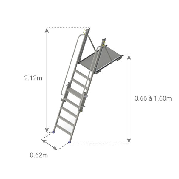 dimensioni piattaforma accesso agli scavi N111 202