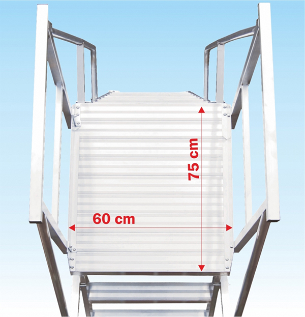 Piattaforma Di Lavoro Piattaforma Da Lavoro Pieghevole SOARS In Alluminio Portabile Portata 150 Kg D 698233 - Foto 11