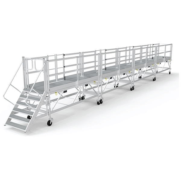 Quai Modulaire Moderne 106 Cm – 1047 Pièces – 8 Modules Combinables – Compatible Multi-Marques Briques