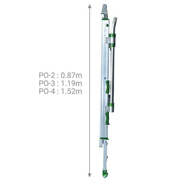 Klapptritt: Aluminium Treppenpodest klappbar - Arbeitspodest mit 2, 3