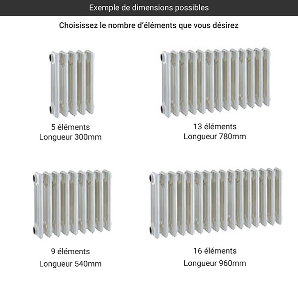 gamme radiateur fonte colonnes 415