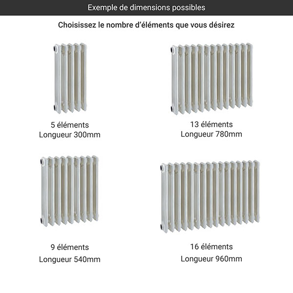gamme radiateur fonte colonnes 600