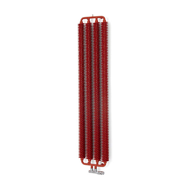 raddiateur design vertical  rouge ribbon