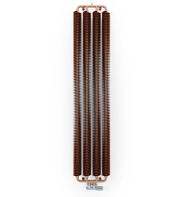 radiateur design couleur cuivre ribbon