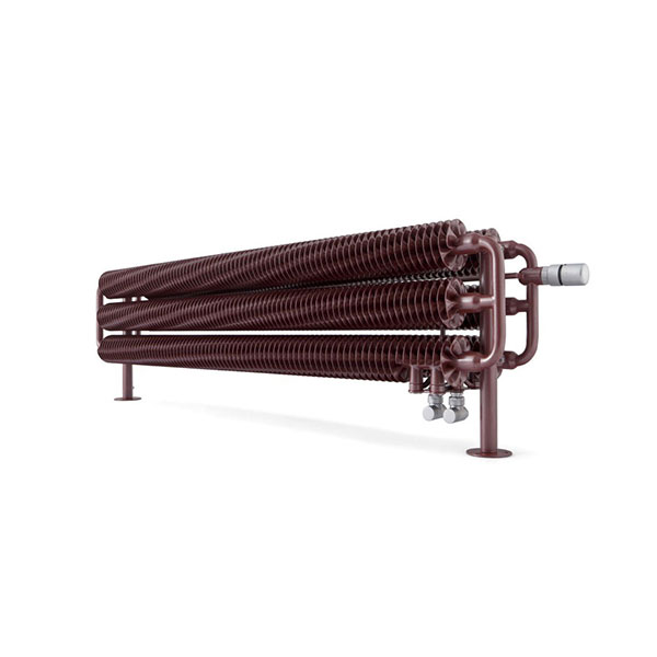 radiateur horizontal design bordeaux ribbon vp
