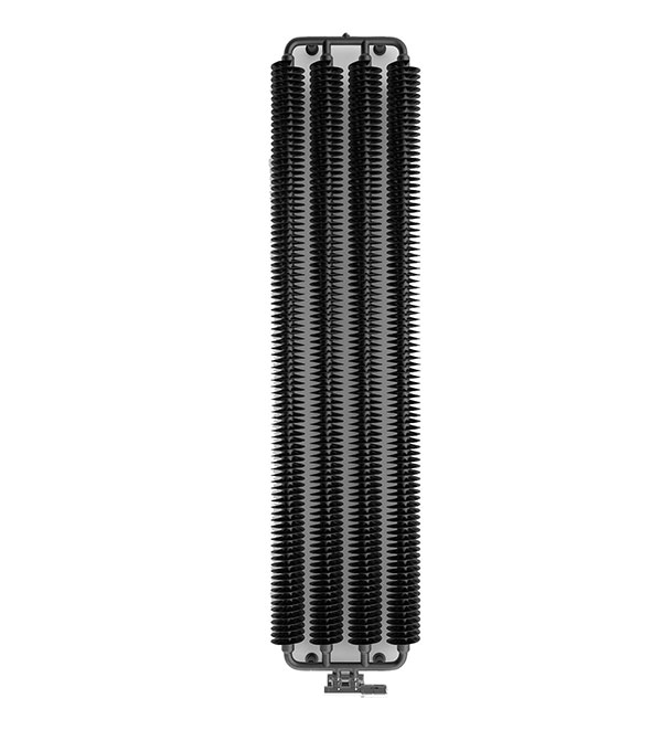 radiateur ribbon noir verticale