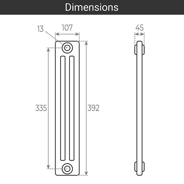 schema radiateur acier tubulaire 392 3