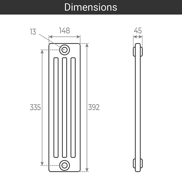 schema radiateur acier tubulaire 392 4