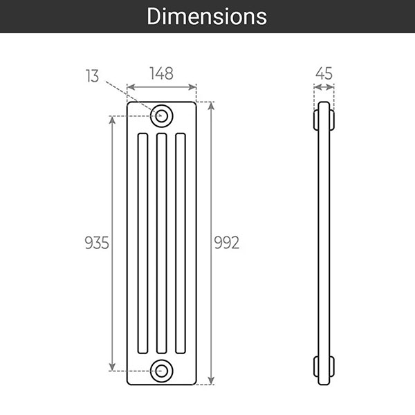 schema radiateur acier tubulaire 992 4