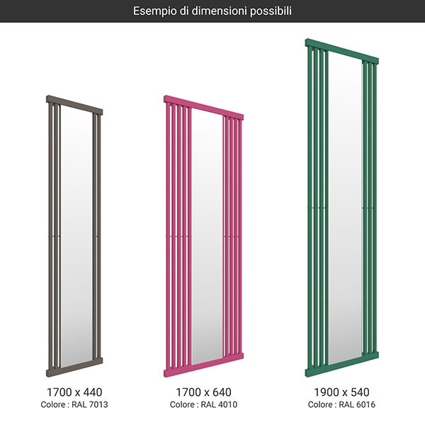 gamma scaldasalviette specchio intra colore