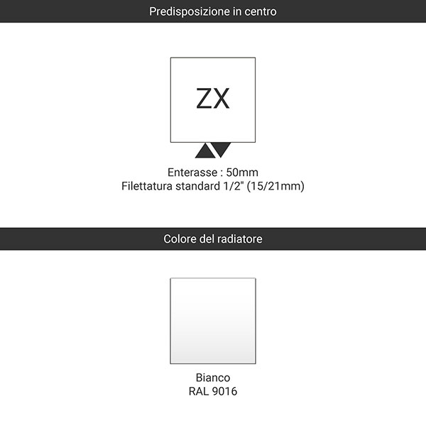 predisposizione zx bianco