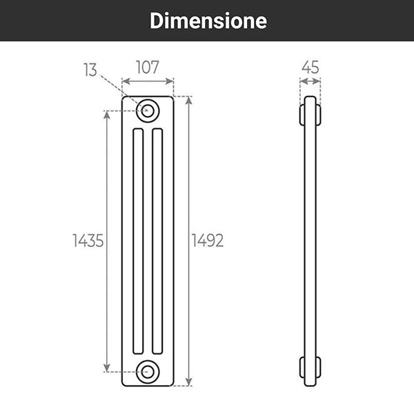 schema radiatore tubolare 1492 3