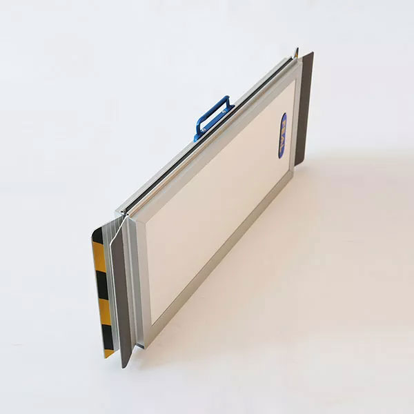 rampa alluminio accesso pmr RDPF701 piegata