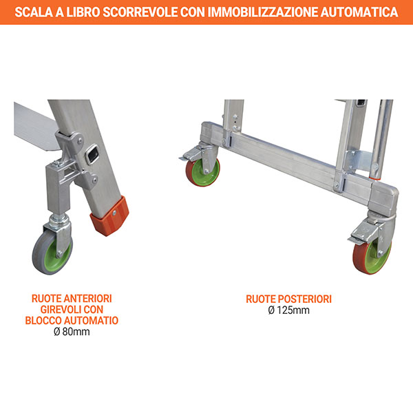 Piattaforma Telescopica In Alluminio Leggerissima - Scala Expert
