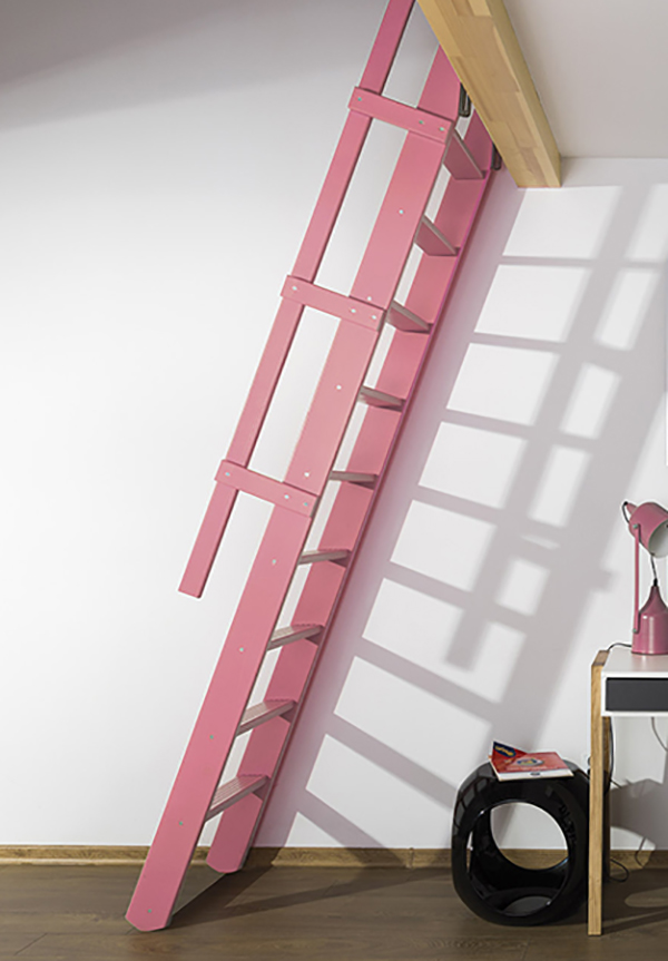 scala soppalco ribaltabile rosa scala soppalco ribaltabile rosa