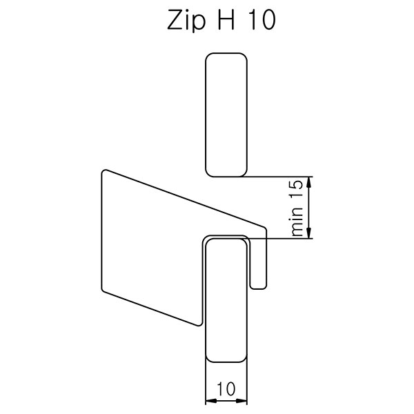 diagramma dimensionale zip h10