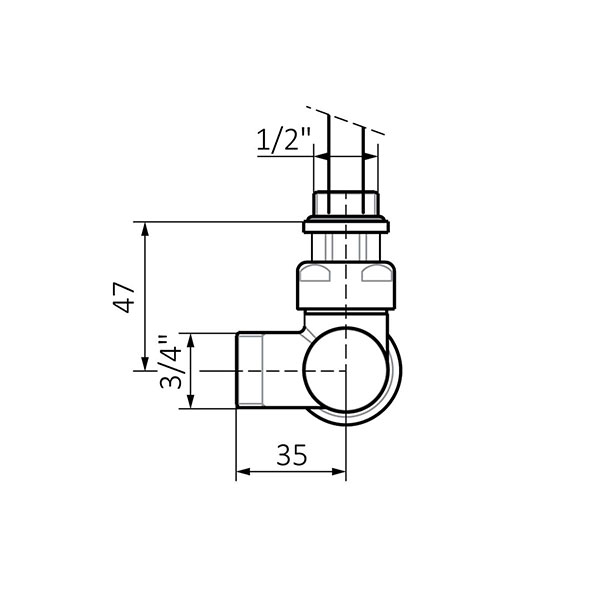 dimensioni kit valvola termostatica v2 muro 2