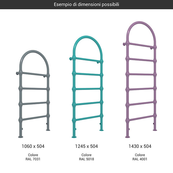 gamma scaldasalviette retro s colore