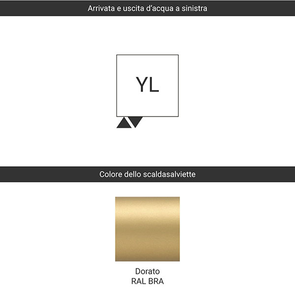 predisposizione yl dorato ral bra