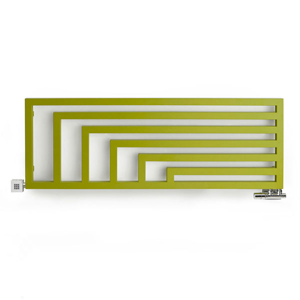radiatore orizzontale verde design angus y2