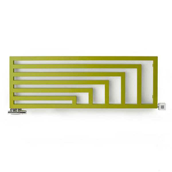radiatore orizzontale verde design angus y7