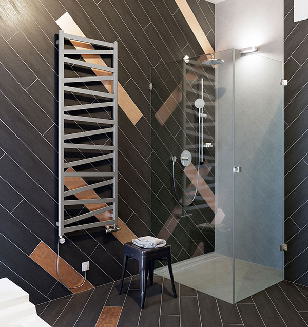 radiatori grigio argento mat bagno nero vipera