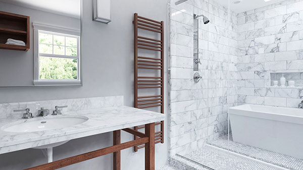 scaldasalviette marrone rosso bagno marmo moderno fiona