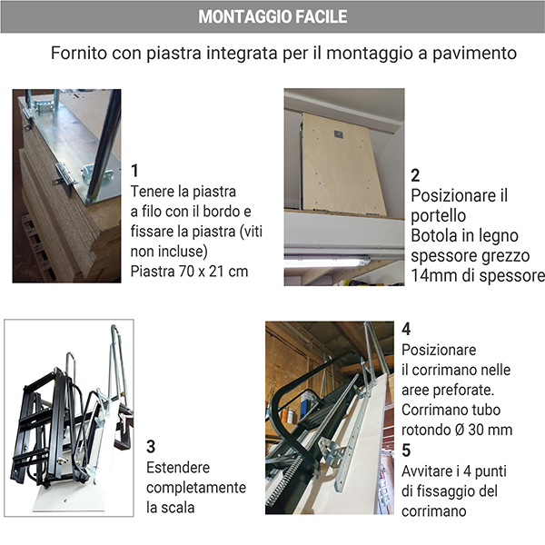 montaggio PALCO pieghevole.