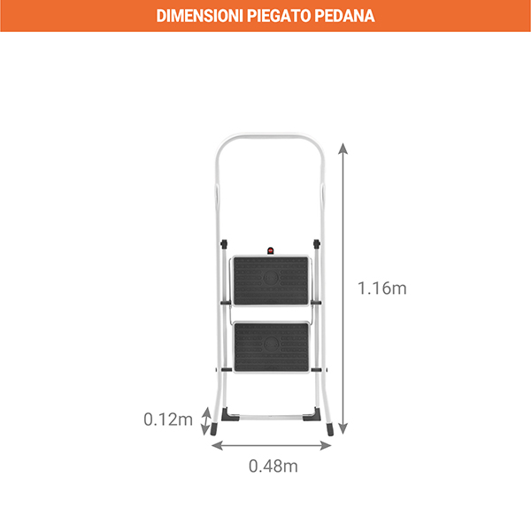 dimensioni piegato pedana 4312