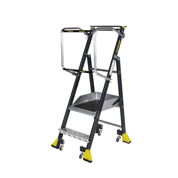 scaletta ruote gestione scaffali stepper