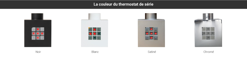 couleurs thermostats