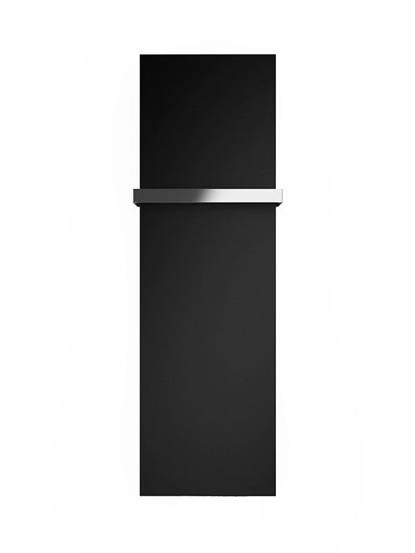 radiateur design noir plaque metal case slim