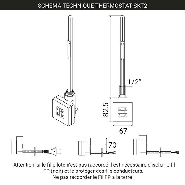 schema technique thermostat skt2