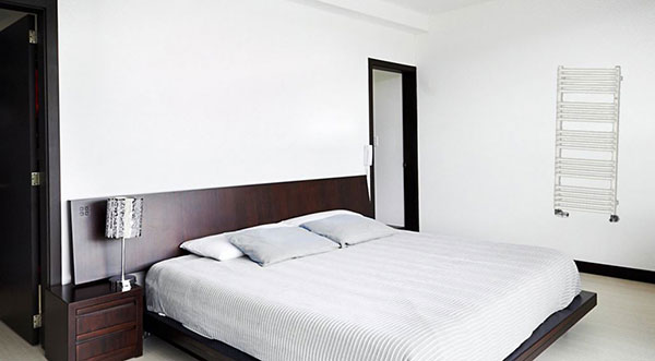 seche serviette alex blanc chambre