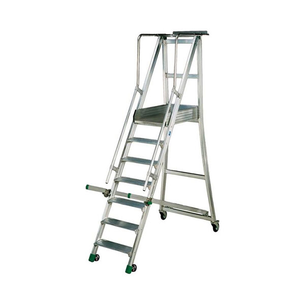 Stehleiter Industrie Rollbar Mit Gro er Plattform stehleiter-industrie-rollbar-mit-gro-er-plattform