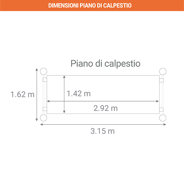 dimensioni piano torre mobile acciaio 8545