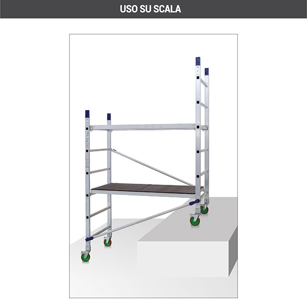 uso mmuro scala trabattello mobile 205